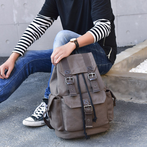 Bolsa De Lona Para Ordenador De Gran Capacidad Para Estudian