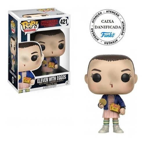 Boneco Pop Funko Stranger Things Eleven Eggos #421