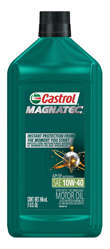 Aceite Motor Castrol Magnatec 10w40 - 1 Cuarto