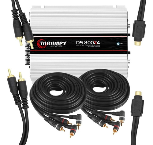 Modulo Ds800x4 Amplificador 2ohms Digital + 2 Rca + 2 Y Som