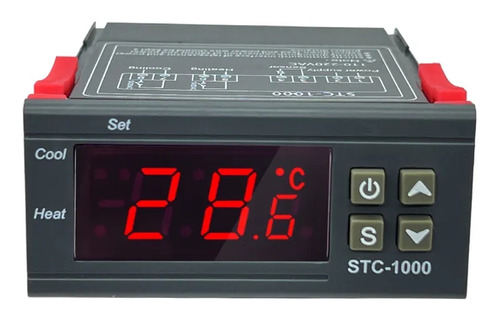 Termostato Stc 1000 Incubadora Controlador Temperatura.