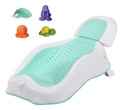 Baby Bather Asiento De Bano Para Bebe, Suave Y Comodo Soport