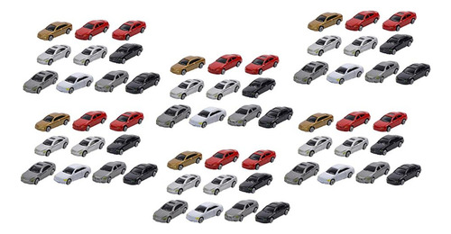 Ho Escala Modelo Mini Coche 1:87 Edificio Tren 60 Piezas