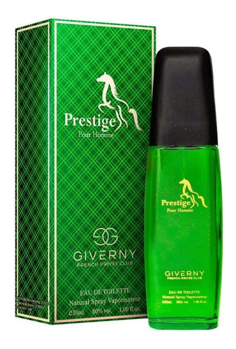 Perfume Masculino Giverny Prestige Pour Homme Toilette 30ml