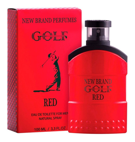 New Brand Golf Red Edt 100ml Silk Perfumes Original Ofertas