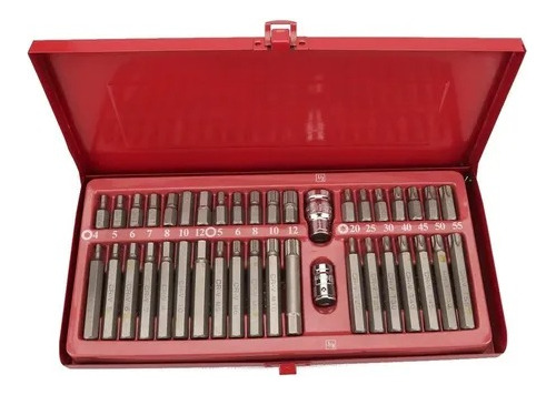 Set Kit Juego Puntas Corto Largo Torx Allen Imbus 40 Piezas