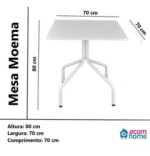 Jogo Mesa 70 Branco Açaiterias Sorveterias E 4 Cadeiras Roxa Cor Violeta Desenho Do Tecido Das Cadeiras Liso