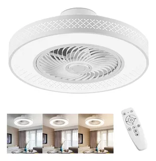 Ventilador Techo Lampara Moderno Led Ventilador Plafón Luz