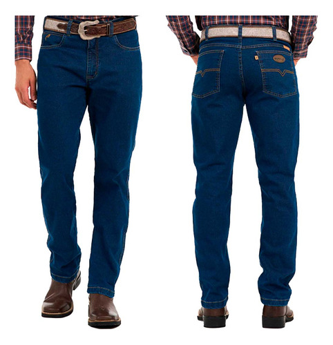 Calça Jeans Masculina Tradicional Buphallos P/ Usar Com Bota