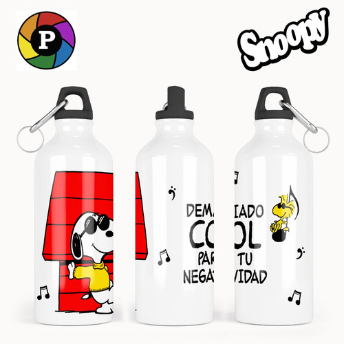 Botella Deportiva Snoopy Charlie Brown - Varios Modelos