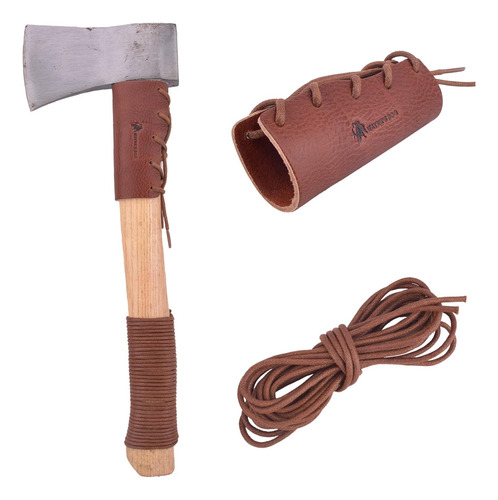 Protector De Cuello De Hacha De Cuero, Fundas Para Mango De