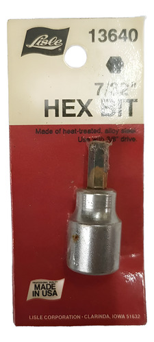 Lisle 13640 7/32in Punta Hexagonal
