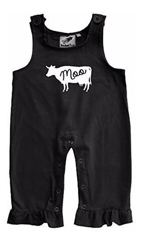 Rocket Baby Bug Y Del Niño Trajes-vaca (3t, Negro W - Volant