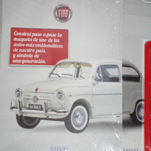Fascículo + Pieza P/armar Fiat 600 N 1. Nuevo