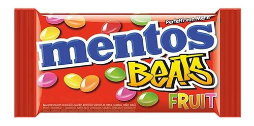 Bala Mastigável Mentos Beats Fruit 17g