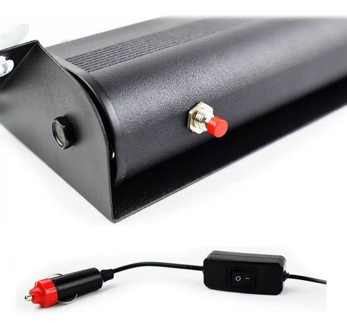 Barra Cob 2 Módulos 6 Funciones Estrobo Luz Roja / Azul Led