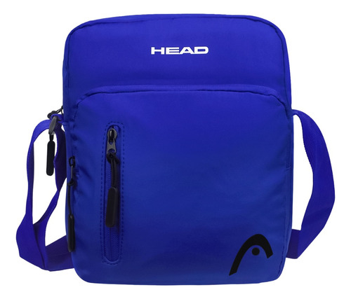 Bolso Head Bandolera Morral Hombre Mujer Vertical Practico Color Azul 27188