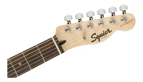 Guitarra eléctrica Squier by Fender Bullet Telecaster de álamo black poliuretano brillante con diapasón de laurel indio