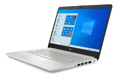 Notebook Hp 14-cf2535la Intel Core I5 8gb 256gb Ssd Win 10 Color Plateado