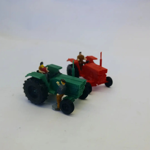 Tractor Escala Ho 1/87. Trenes Maquetas. Imp 3d