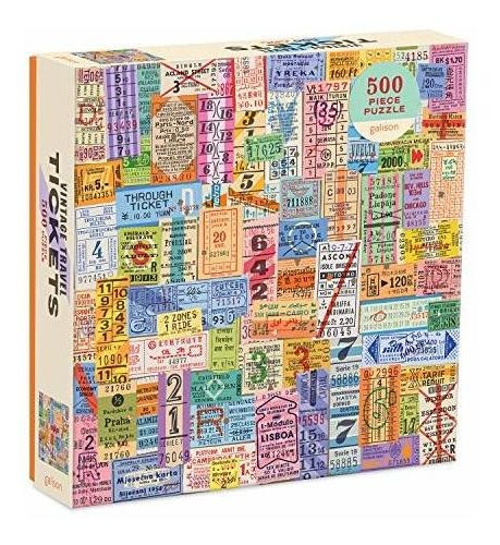 Puzzle Viajes Vintage 500 Piezas - Galison