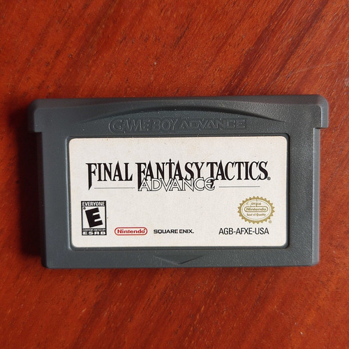 Final Fantasy Tactics 100% Original Gba Game Boy Advance