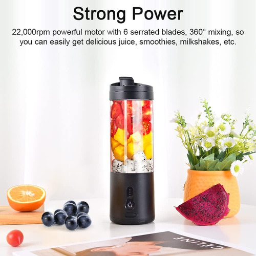 Licuadora Portátil Exprimidor Frutas Eléctrico Usb Mezclador