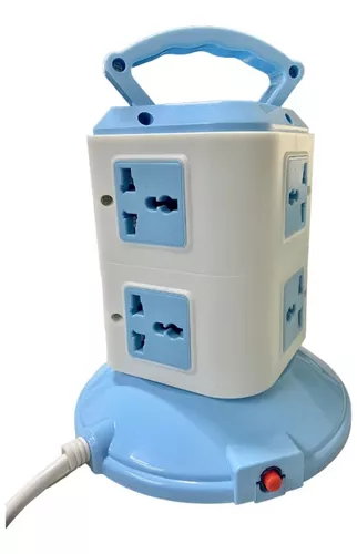 Torre multicontacto con 8 enchufes tomacorrientes y 2 puertos usb con  interruptor / vertical socket – Joinet