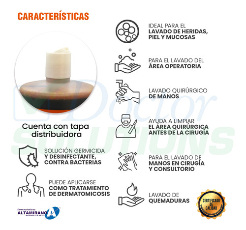 Jabón Desinfectante Germisin Espuma 1 Litro
