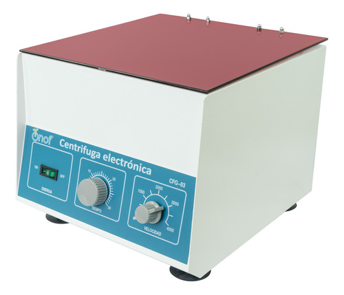 Centrifuga De Laboratorio Hospital 4000 Rpm Timer 12 Tubos Color Blanco