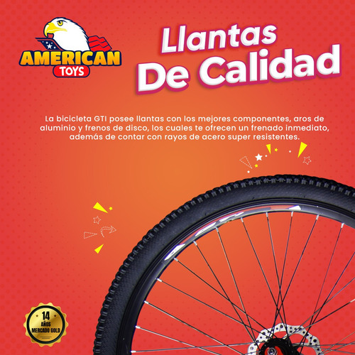 Imagen 3 de 8 de Bicicleta G T I Spice Aro 27.5 Cuadro Aluminio Dama Shimano