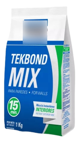 Enduido Interiores Rellena Grietas 1kg Tek Bond