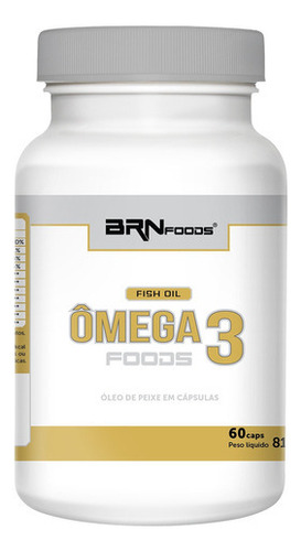 Ômega 3 60 Capsulas - Brn Foods Sabor Natural