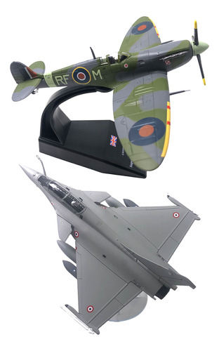 2x 172 Escala Dassault Rafale Fighter Decoración De Avión