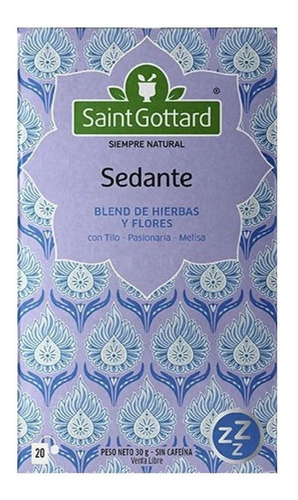 Te Sedante Saint Gottard X 20 Saq