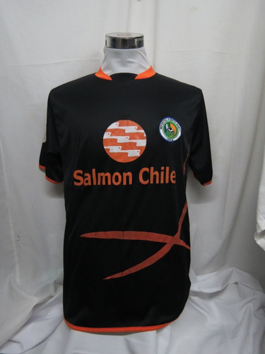 Camiseta Deportes Puerto Montt Negra Salmon Chile Talla M Mercado Libre