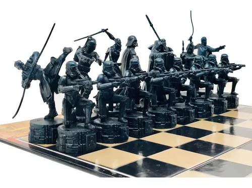 Tabuleiros de Xadrez Criativos  Star wars chess set, Chess set, Chess