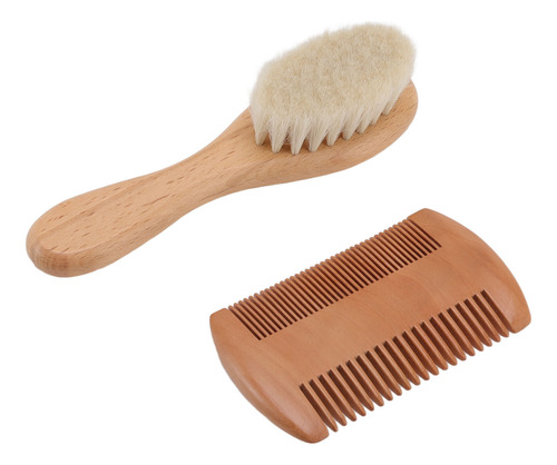 Conjunto De Escova De Cabelo Para Bebês, Pente E Pente De Ma