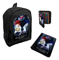 Comprar Combo Escolar Mochila Carpeta Cartuchera Death Note M35