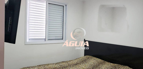 Apartamento Com 2 Dormitórios À Venda, 60 M² Por R$ 350.000,00 - Parque Jaçatuba - Santo André/sp - Ap2644
