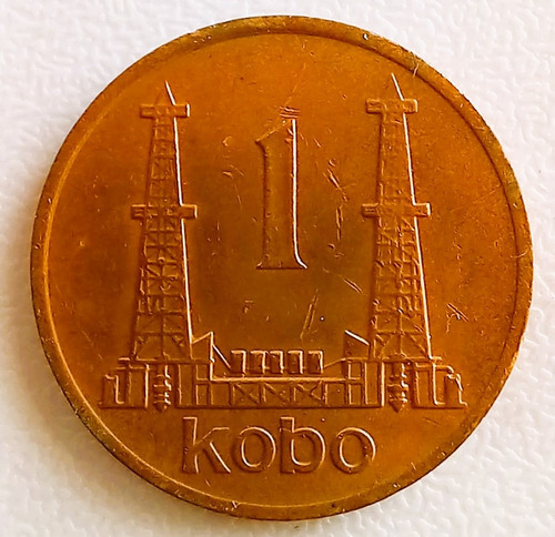Moneda De 1 Kobo De Nigeria Del Año 1974 (áfrica) 