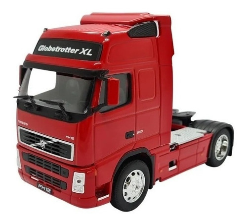 Caminhão Ferro Miniatura Volvo Fh12 Tc Globetrotter 1:32 Nt Cor Vermelho