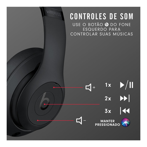 Fone Beats Studio³ Wireless - Matte Black