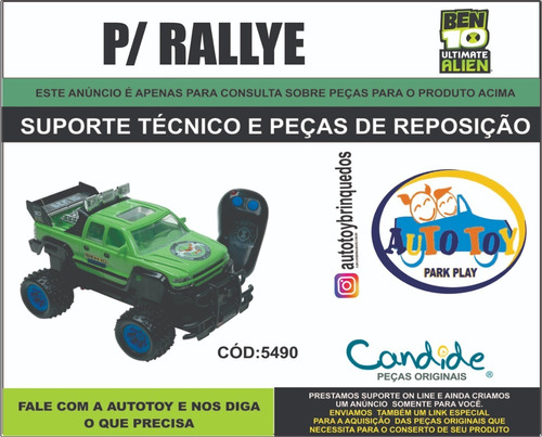 Rallye 5490 - Ben 10 - Consulta Para Peças