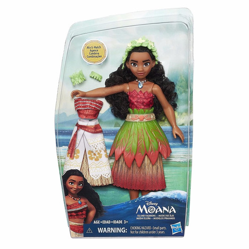 Disney Moana Island Fashions Vestidos Moda Isleña Original