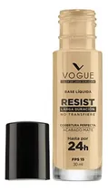 Comprar Base de maquillaje líquida Vogue Resist Resist Larga duración Base líquida Resist tono natural - 30mL 30g