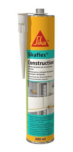 Selante Elástico De Pu Sikaflex Construction Cinza 300ml