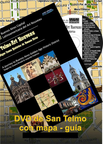 Dvd-guia  San Telmo Art Nouveau Casco Histórico Bs.as. Aanba