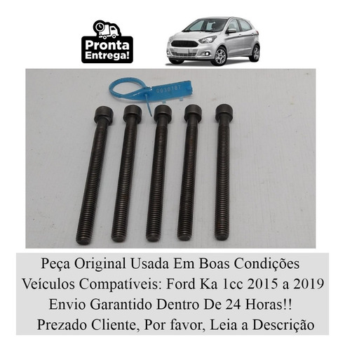 Kit Com 5 Parafusos Cabeçote Ford Ka 1cc 2015 A 2019 30187 Z