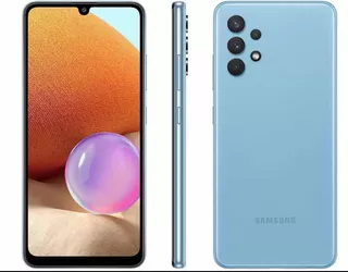 Samsung Galaxy A32 128gb 4g Azul Seminovo Ótimo